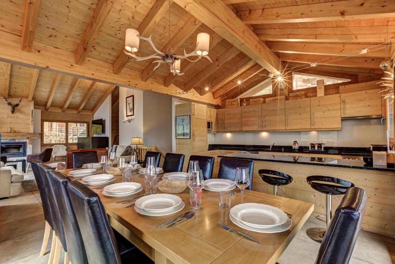 Chalet Le Cerf Ла-Тзума Экстерьер фото